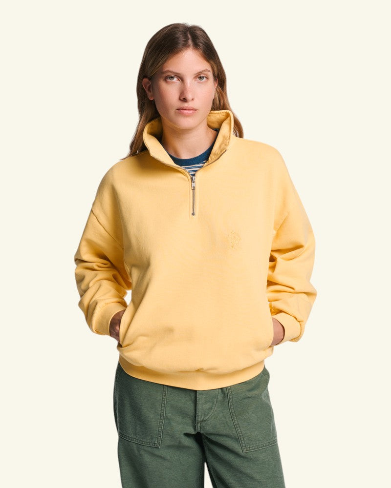 Au Vieux Campeur - Paid Leave - Winnie Sweatshirt - Yellow