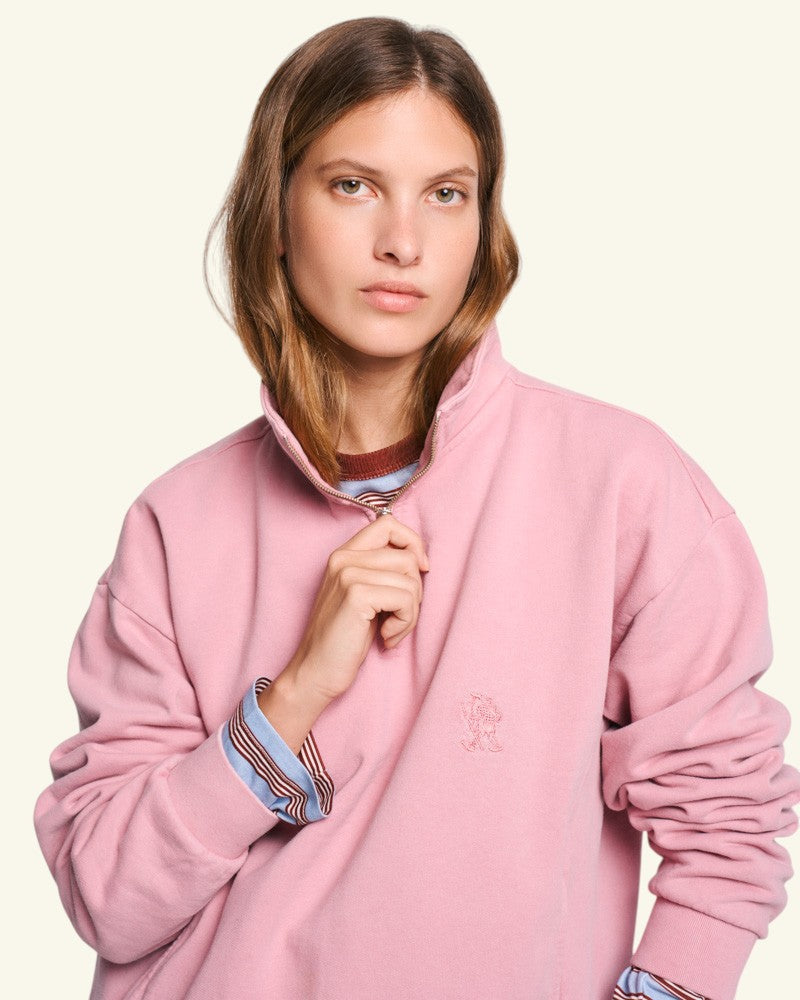 Au Vieux Campeur - Paid Leave - Winnie Sweatshirt - Pink