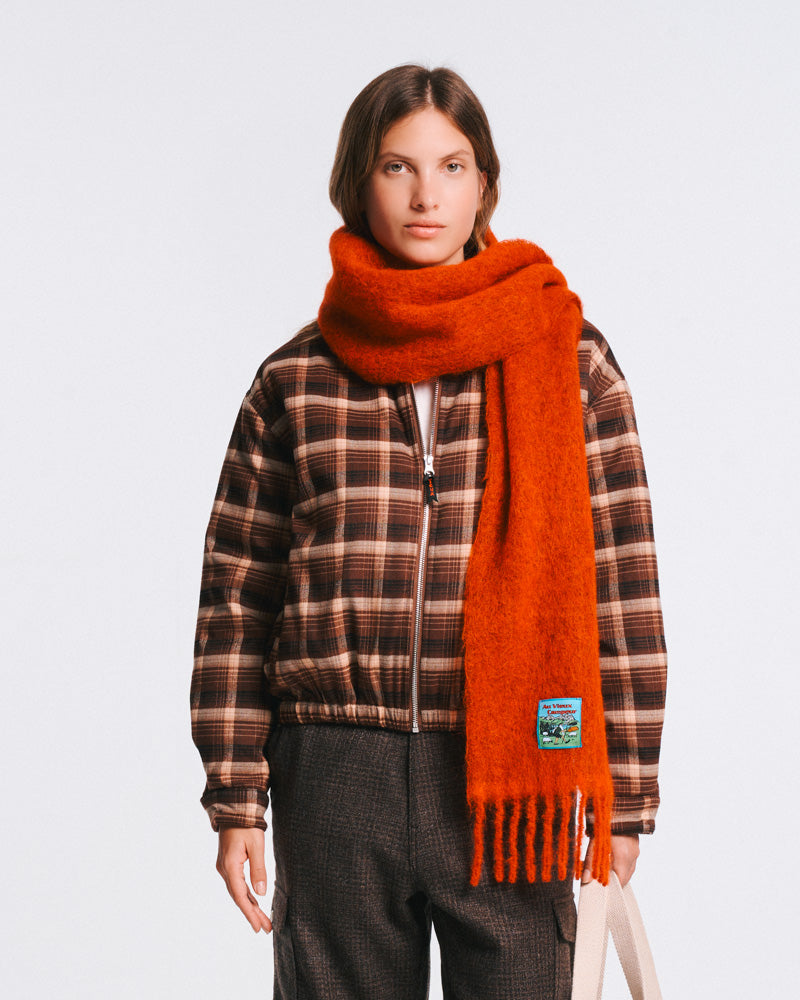 Au Vieux Campeur - Paid Leave - Claudine Checkered Jacket - Brown