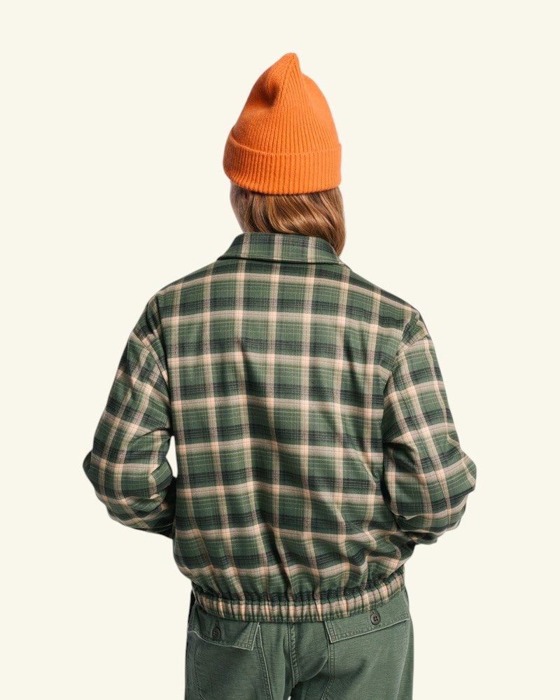 Au Vieux Campeur - Paid Leave - Claudine Checkered Jacket - Green