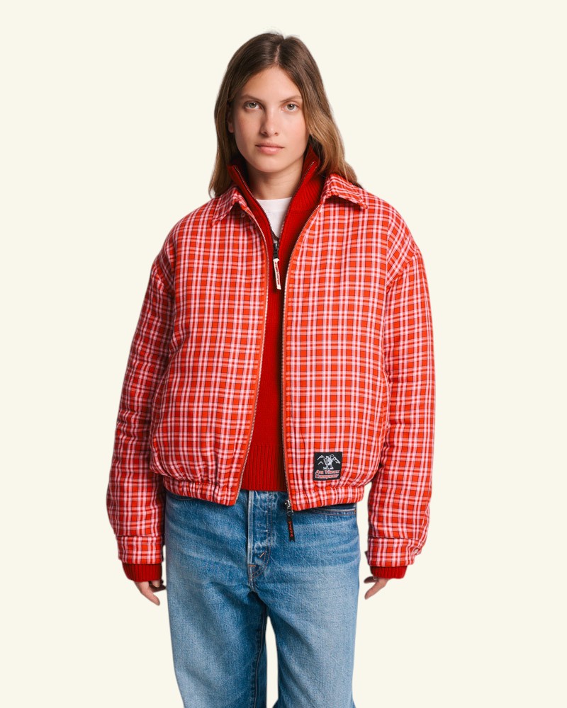 Au Vieux Campeur - Paid Leave - Claudine Carreaux Jacket - Pink