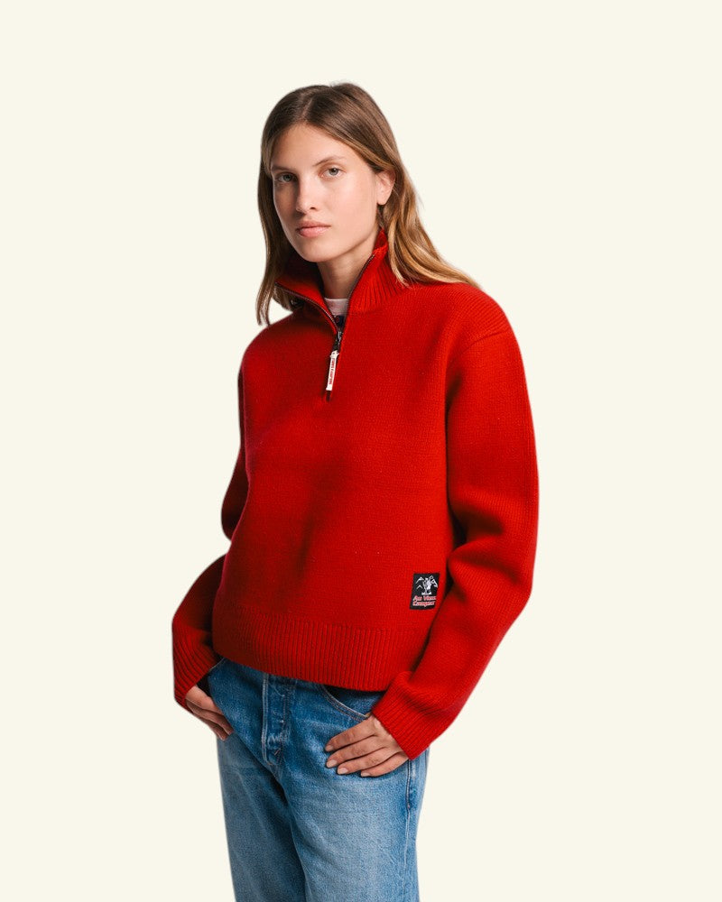 Au Vieux Campeur - Congés Payés - Pull Archer - Rouge