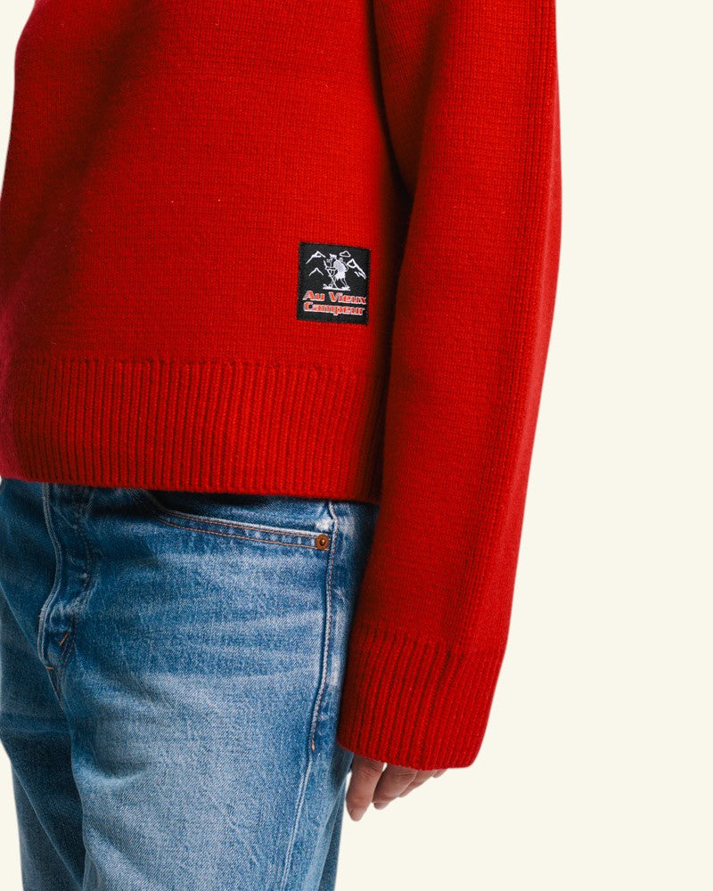 Au Vieux Campeur - Congés Payés - Pull Archer - Rouge