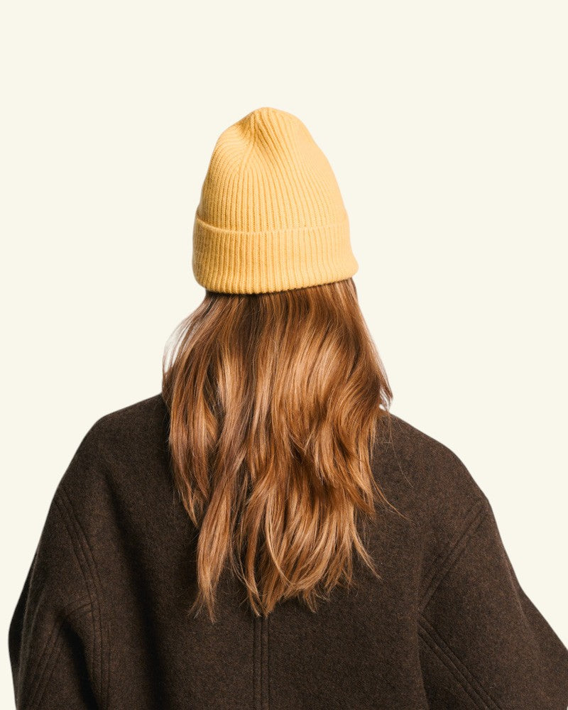 Au Vieux Campeur - Congés Payés - Bonnet Ben - Jaune