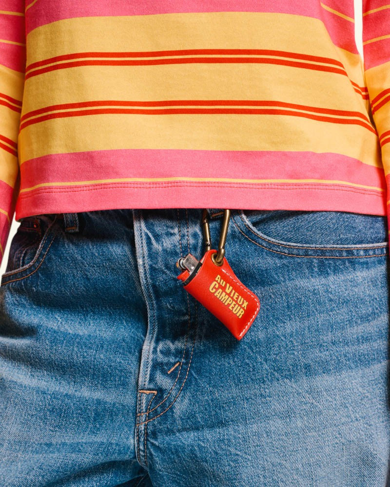 Au Vieux Campeur - Paid Leave - Bianca T-Shirt - Yellow Pink & Red