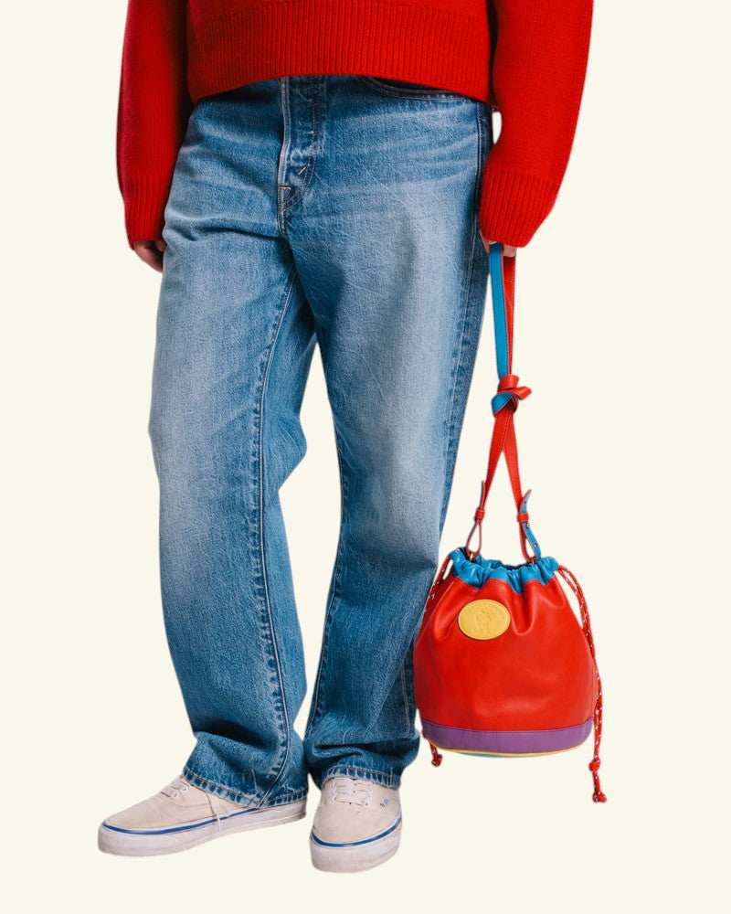 Au Vieux Campeur - Paid Leave - Climber Bag - Red Purple Bleu