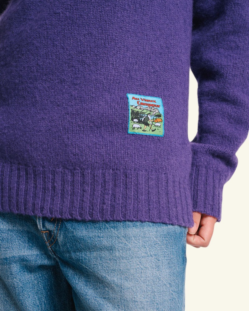 Au Vieux Campeur - Congés Payés - Pull Elliott - Violet