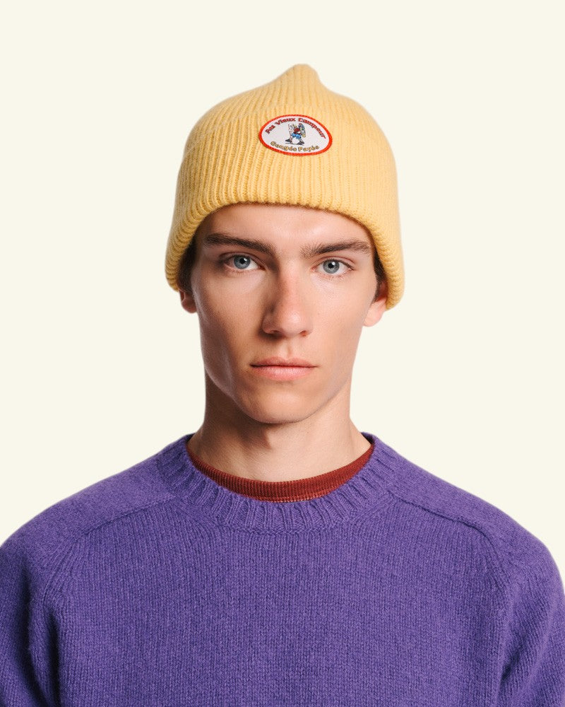 Au Vieux Campeur - Congés Payés - Bonnet Ben - Jaune