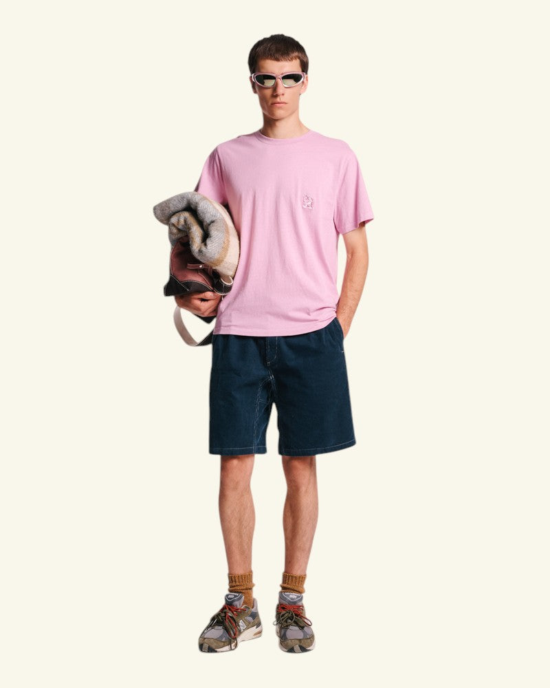 Au Vieux Campeur - Paid Holidays - Mercer T-shirt - Mauve