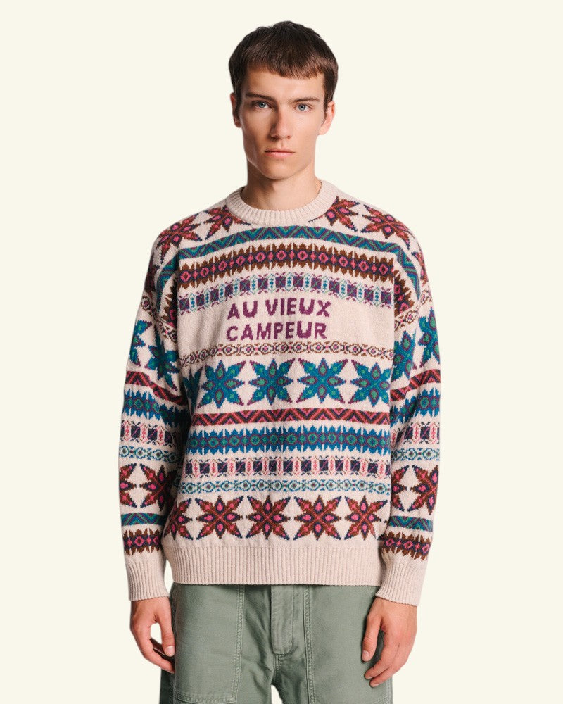Au Vieux Campeur - Congés Payés - Pull Elias - Beige