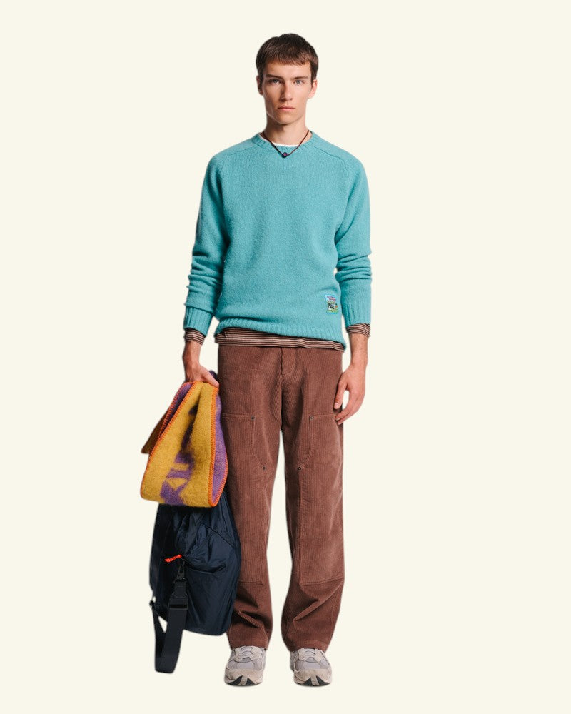Au Vieux Campeur - Congés Payés - Pull Elliott - Turquoise