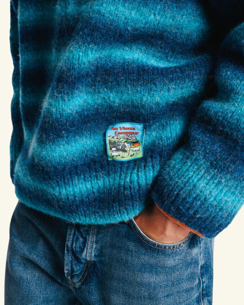 Au Vieux Campeur - Congés Payés - Pull Livio - Marine & Bleu