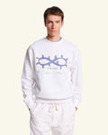 Au Vieux Campeur - Paid Holidays - Infiniment Vieux Sweatshirt - White
