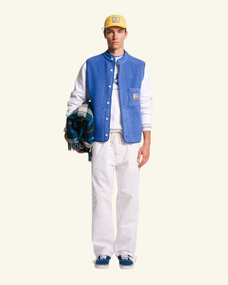 Au Vieux Campeur - Paid Leave - Louison Sleeveless Jacket - Bleu Royal