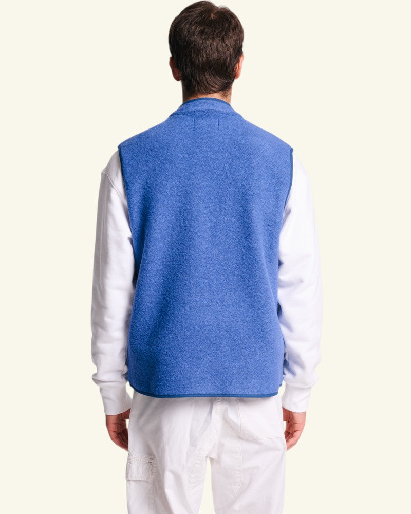 Au Vieux Campeur - Paid Leave - Louison Sleeveless Jacket - Bleu Royal