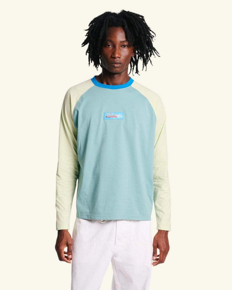 Au Vieux Campeur - Congés Payés - T-shirt Jace - Bleu & Vert