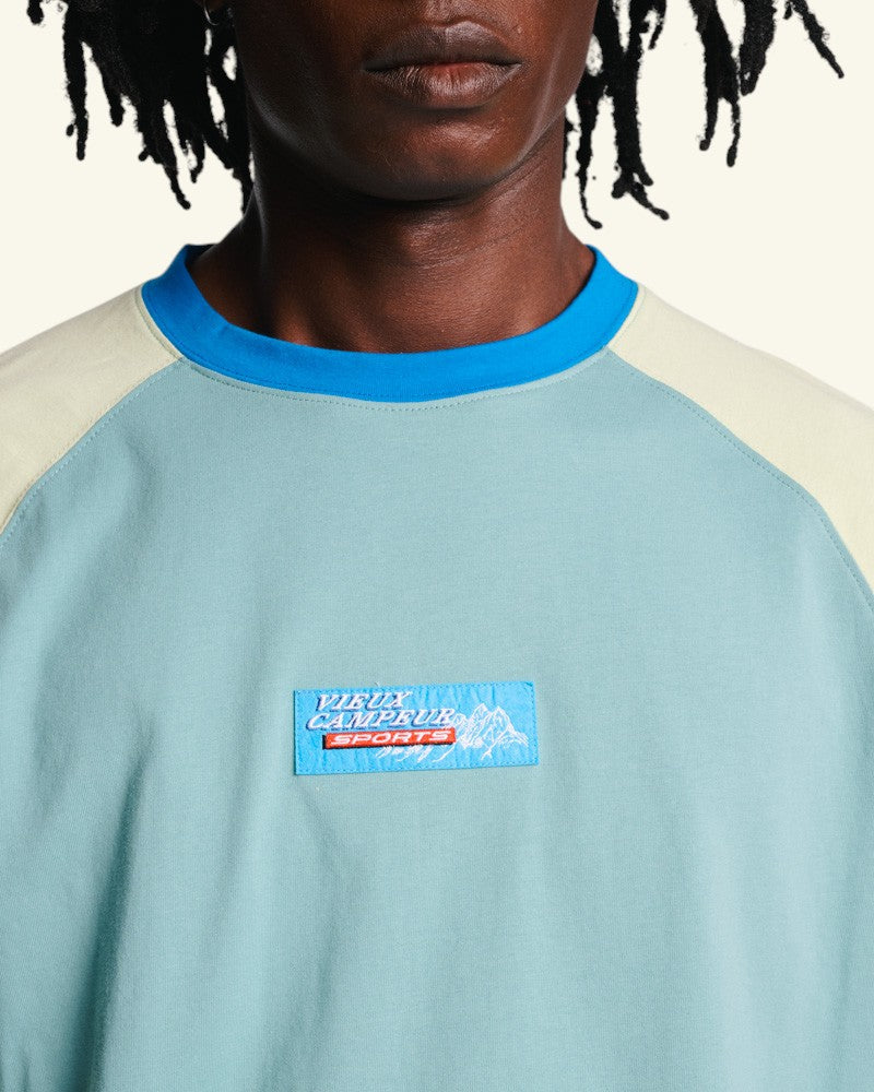 Au Vieux Campeur - Congés Payés - T-shirt Jace - Bleu & Vert
