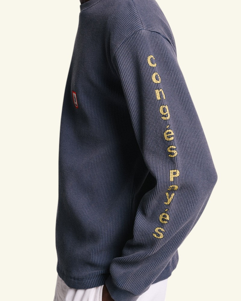 Au Vieux Campeur - Congés Payés - T-Shirt Aravis - Marine Délavé