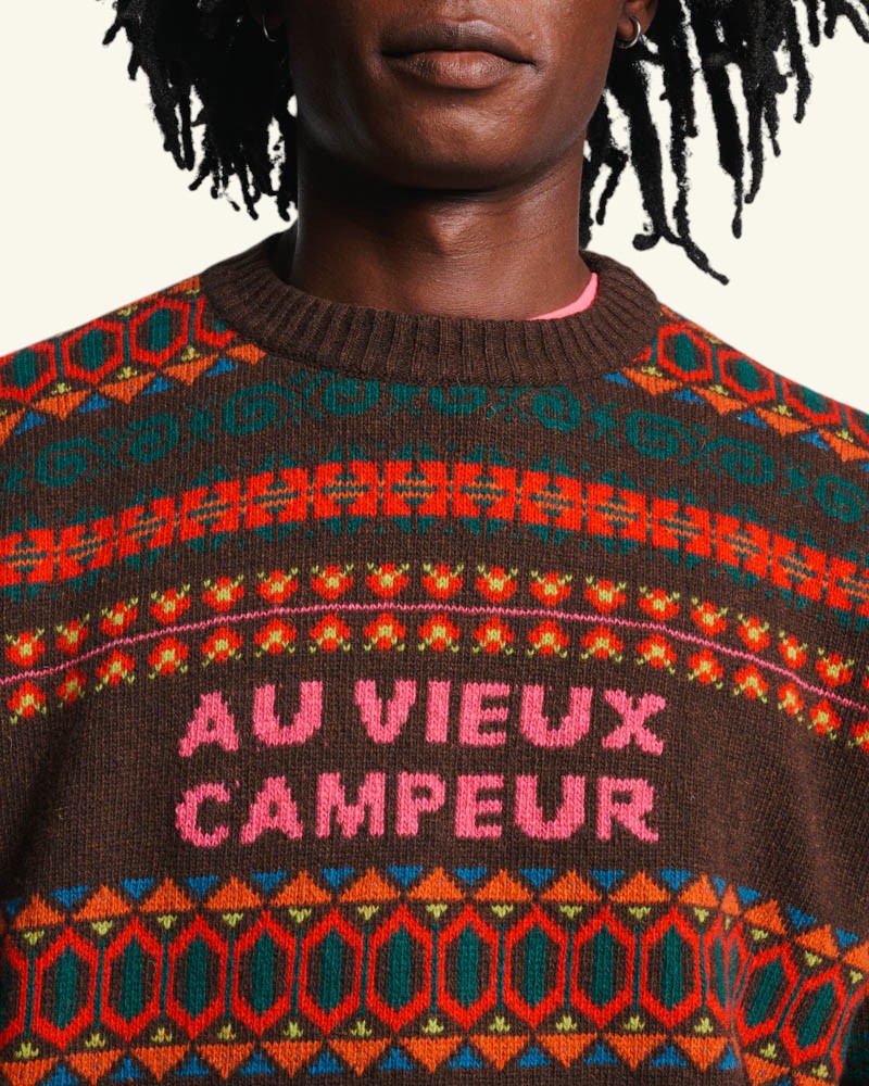 Au Vieux Campeur - Congés Payés - Pull Elias - Marron