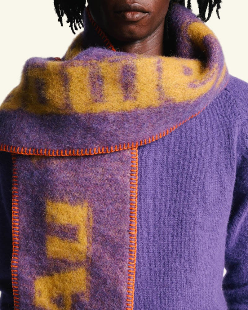 Au Vieux Campeur - Congés Payés - Echarpe Avc - Violet