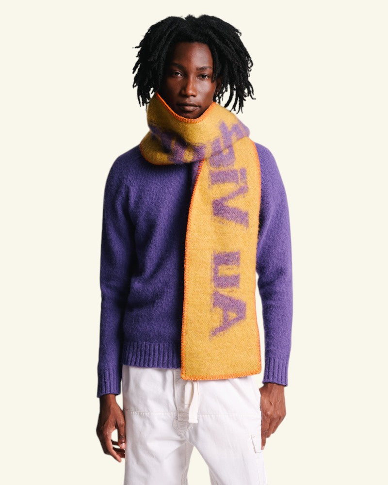 Au Vieux Campeur - Congés Payés - Echarpe Avc - Violet
