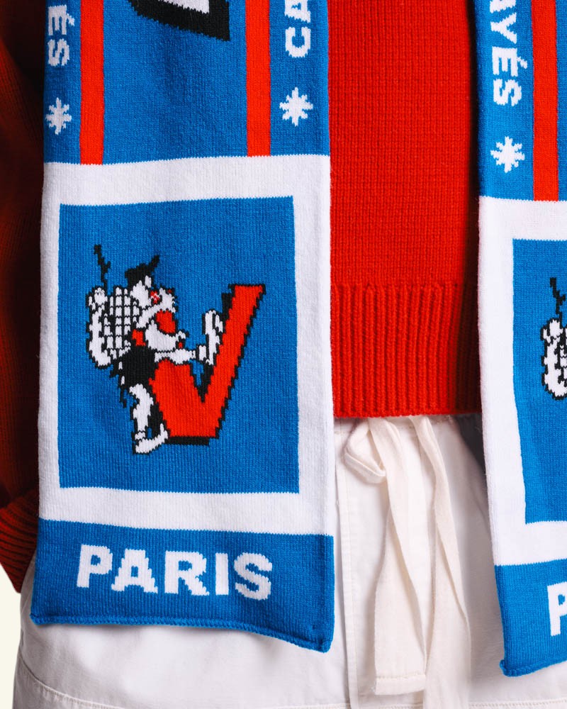 Au Vieux Campeur - Congés Payés - Echarpe Adrien - Bleu