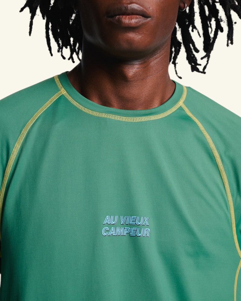 Au Vieux Campeur - Paid Holidays - Otis Long Sleeve T-shirt - Green
