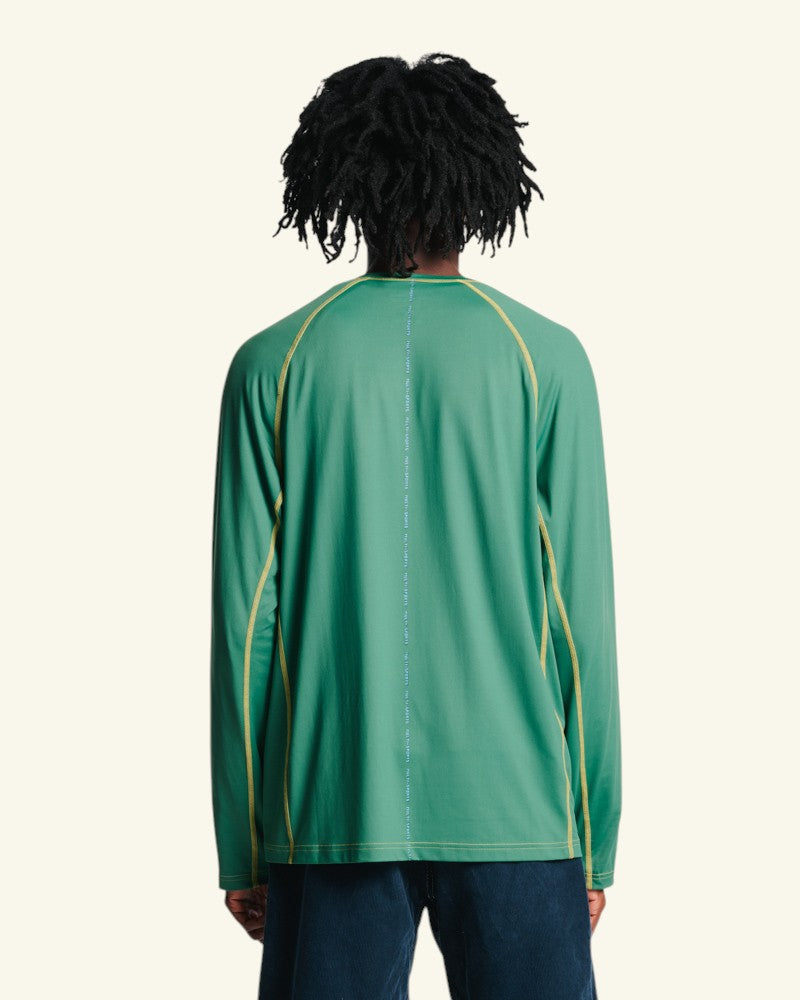 Au Vieux Campeur - Paid Holidays - Otis Long Sleeve T-shirt - Green