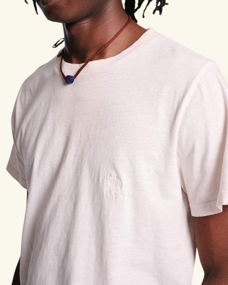 Au Vieux Campeur - Paid Holidays - Mercer T-shirt - Ecru