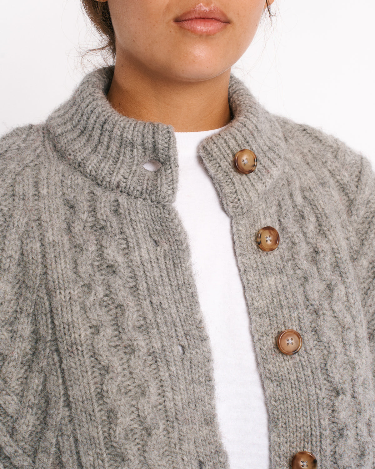 Au Vieux Campeur - Paid Leave - Elena Cardigan - Heather Gray