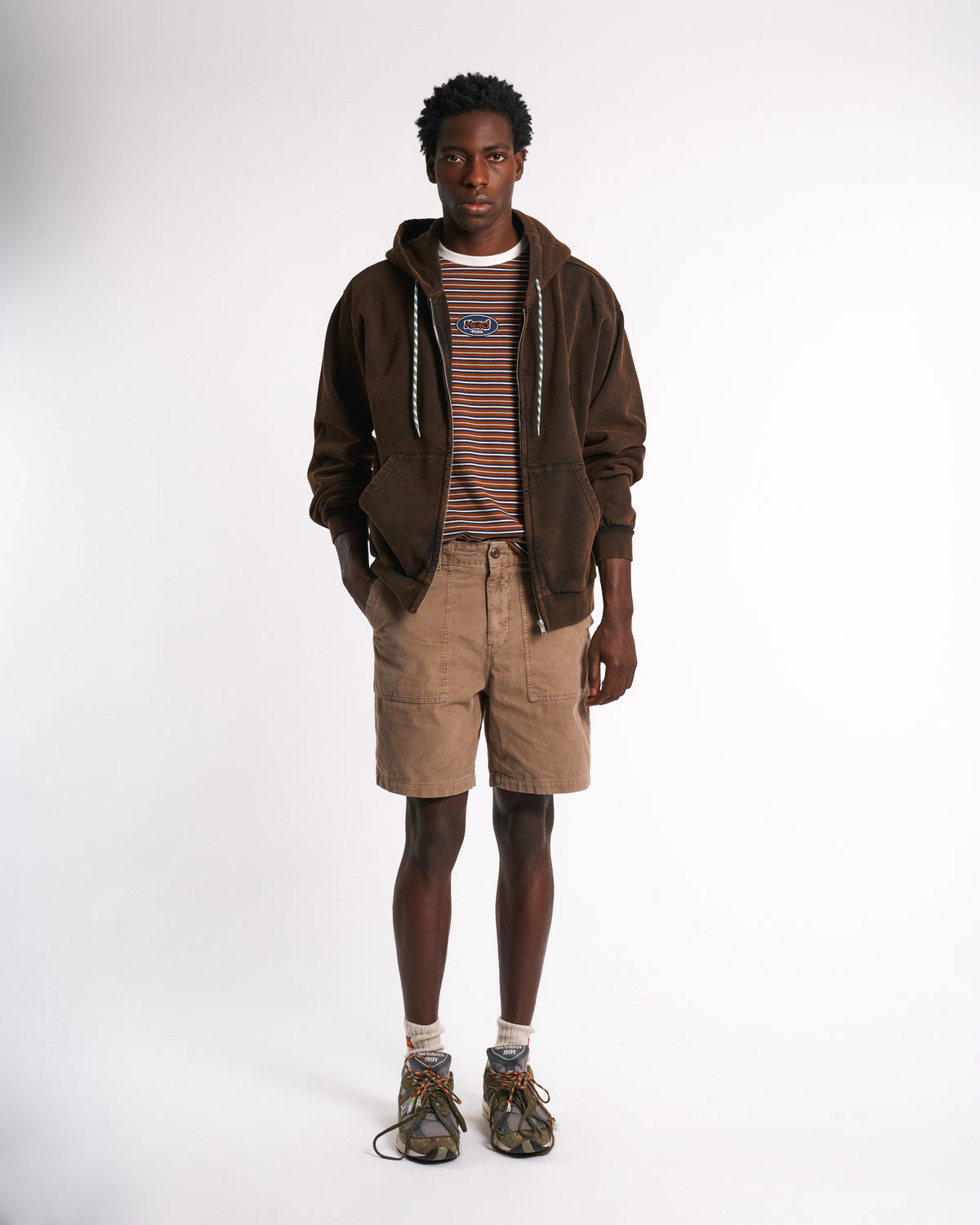 Au Vieux Campeur - Congés Payés - Sweat à capuche felix - Marron