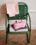 Merci - Trousse De Toilette En Lin Lavé - Rose Garance