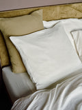 Merci - Cotton gauze pillowcase - Meudon White
