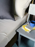 Merci - Cotton gauze fitted sheet - Meudon White