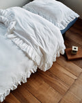 Merci - Embroidered Linen Bedding Set - 02 Oeillet