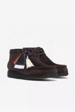 Clarks - Bottes Wallabee - Marron