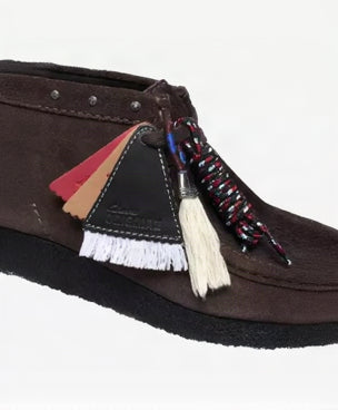 Clarks - Bottes Wallabee - Marron