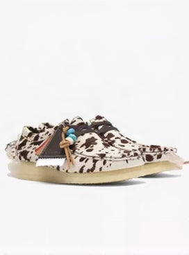 Clarks - Mocassins Wallabee - Imprimé Vache