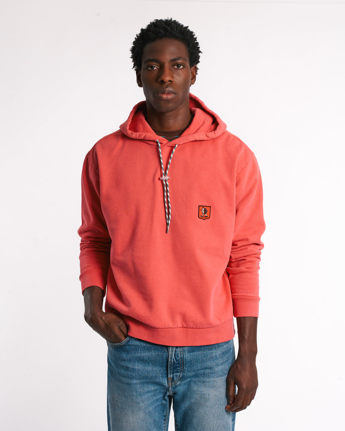Au Vieux Campeur - Congés Payés - Sweat à capuche miller - Rouge