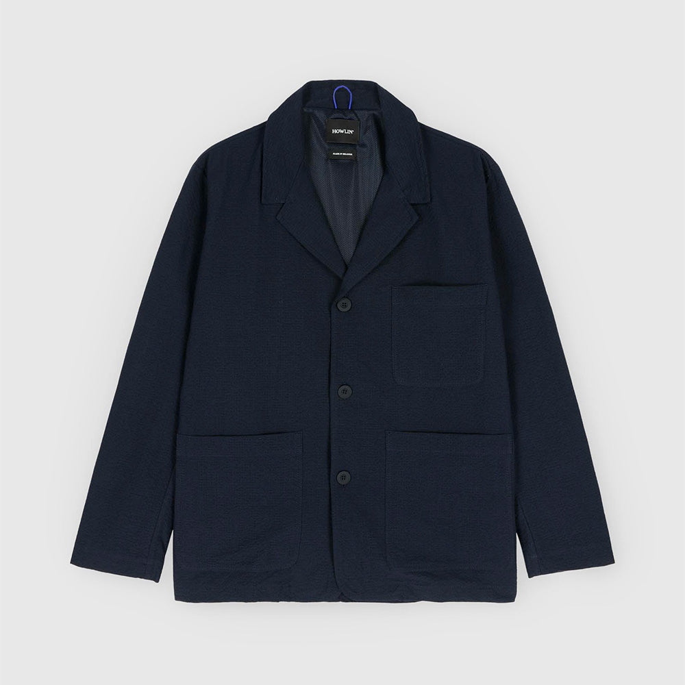 Howlin' - Cosmic Crispy Seersucker Jacket - Navy