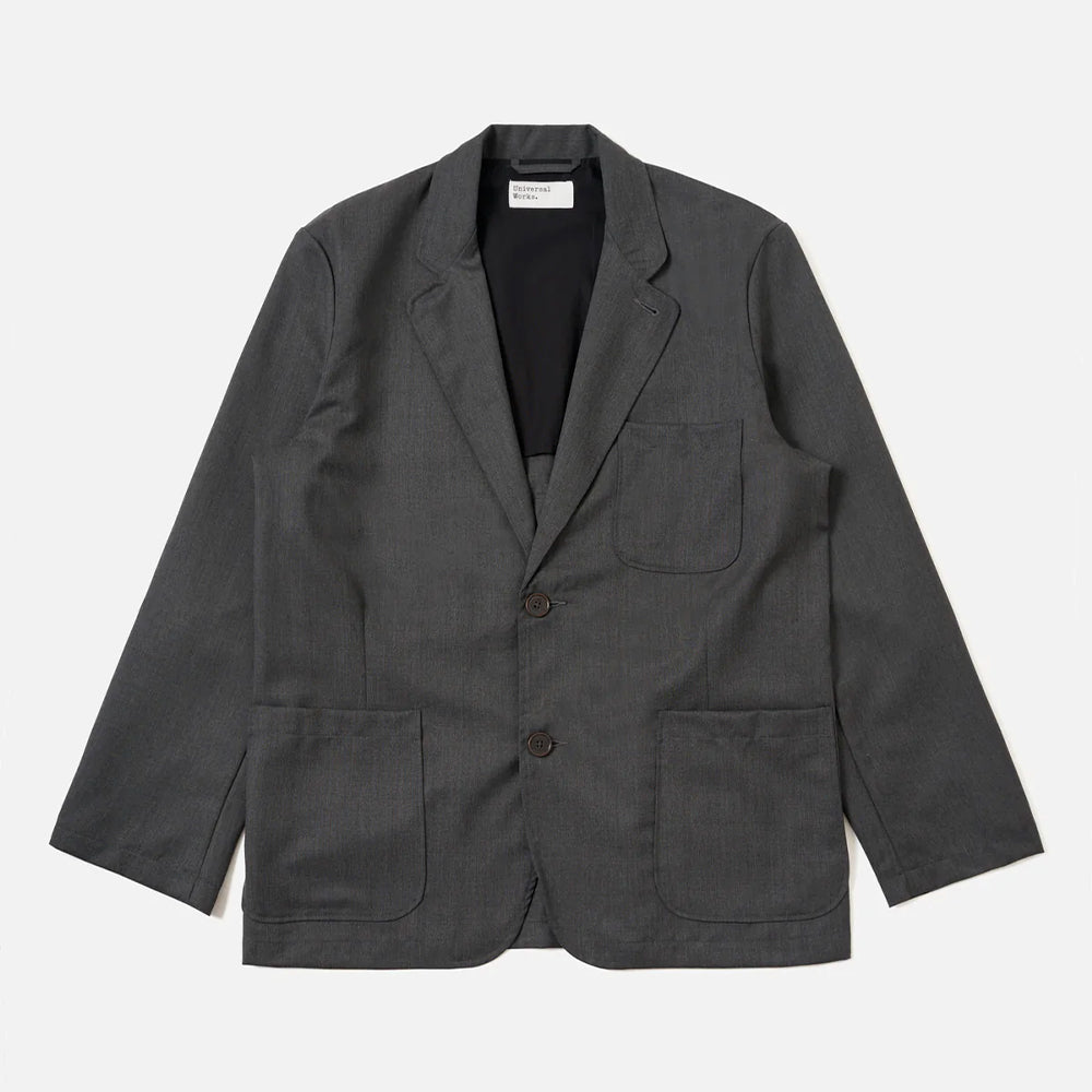 Universal Works - Two Button Jacket - Charcoal