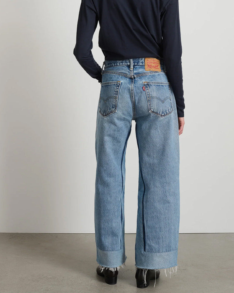 B Sides - Jeans Reworked Culotte - Vintage Indigo