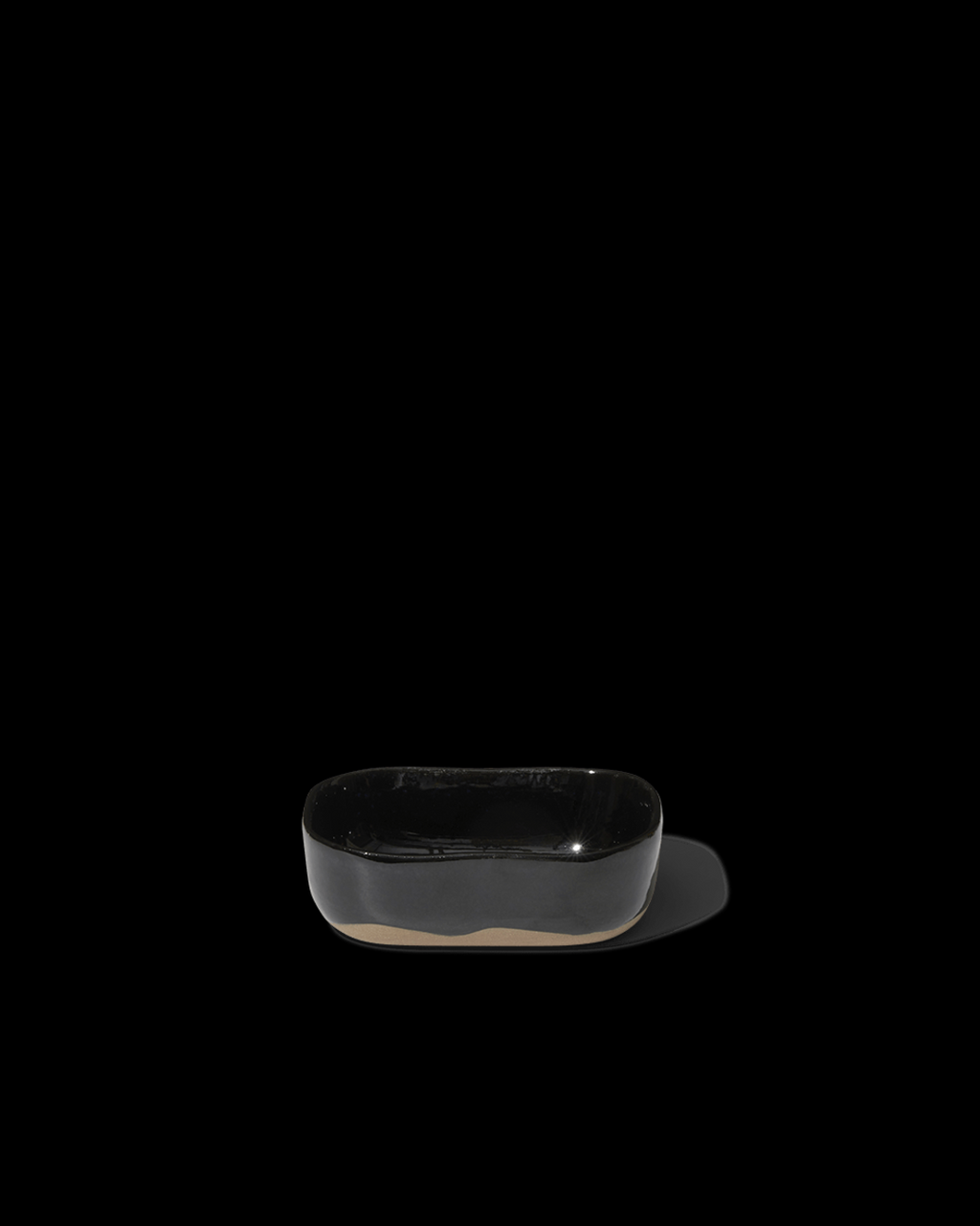 Merci x Serax - Stoneware deep dish n°6 - Ink Black