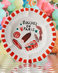 Merci - Earthernware plate - Butcher