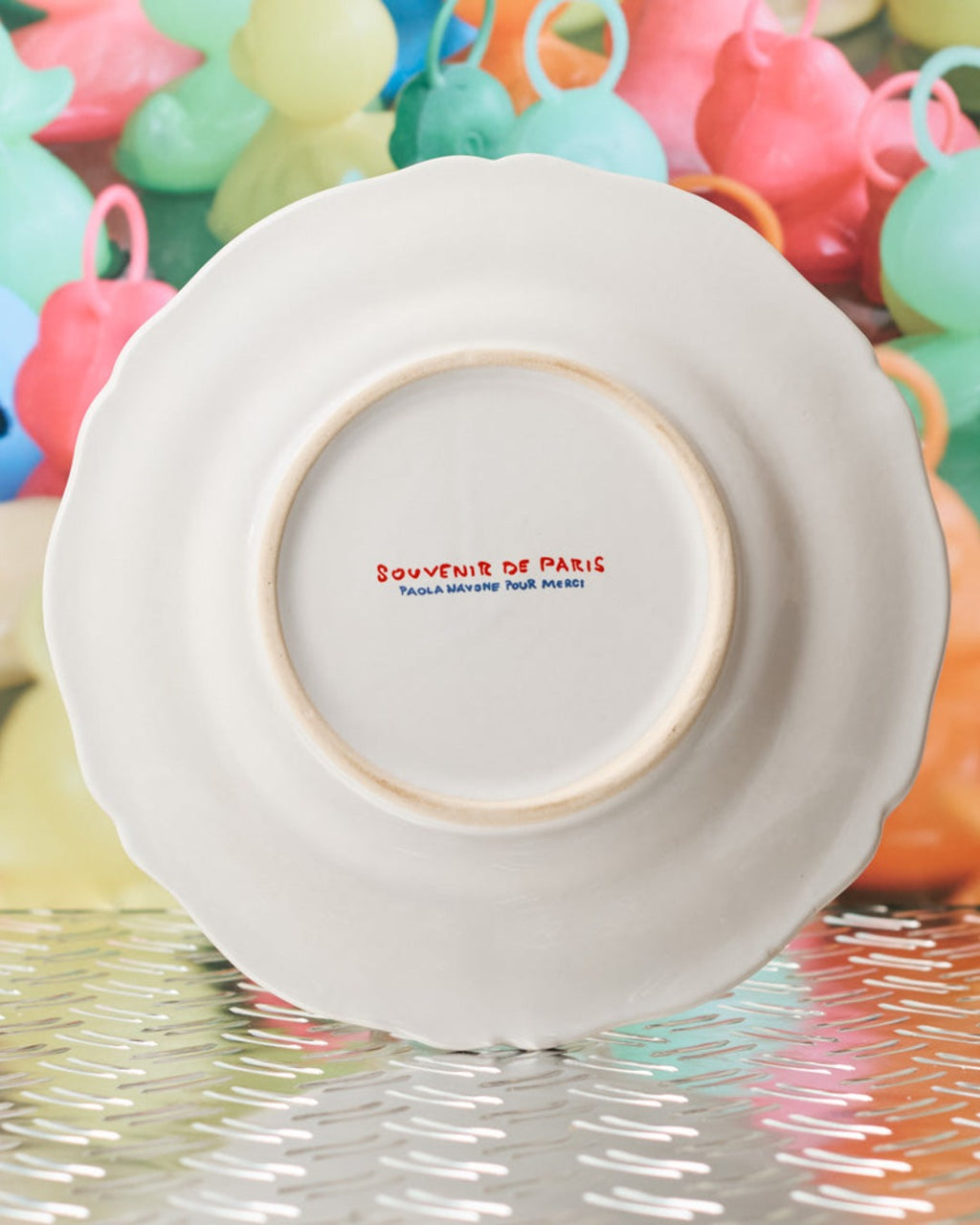 Merci - Earthernware plate - Butcher