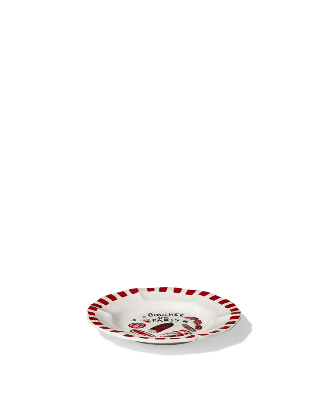 Merci - Earthernware plate - Butcher