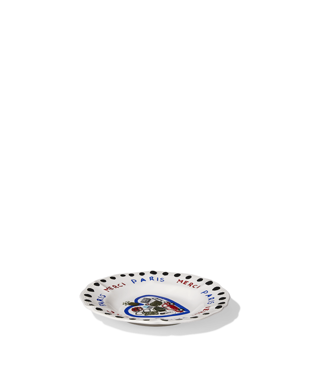Merci - Assiette Plate En Faïence