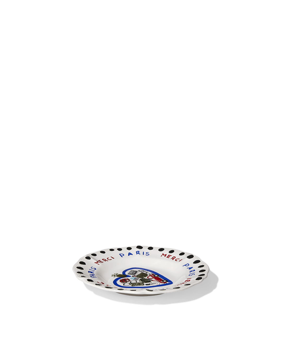 Merci - Assiette Plate En Faïence