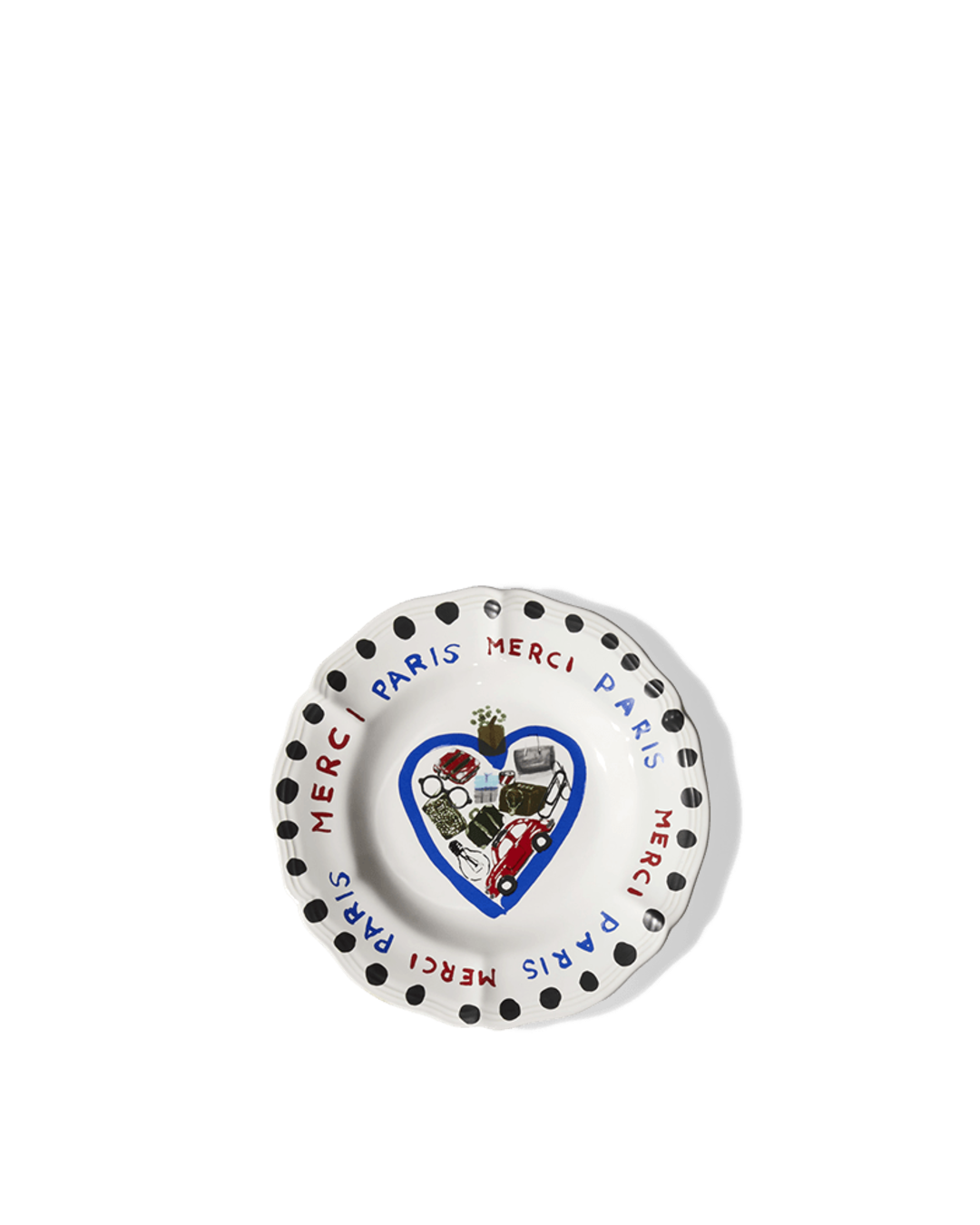 Merci - Assiette Plate En Faïence