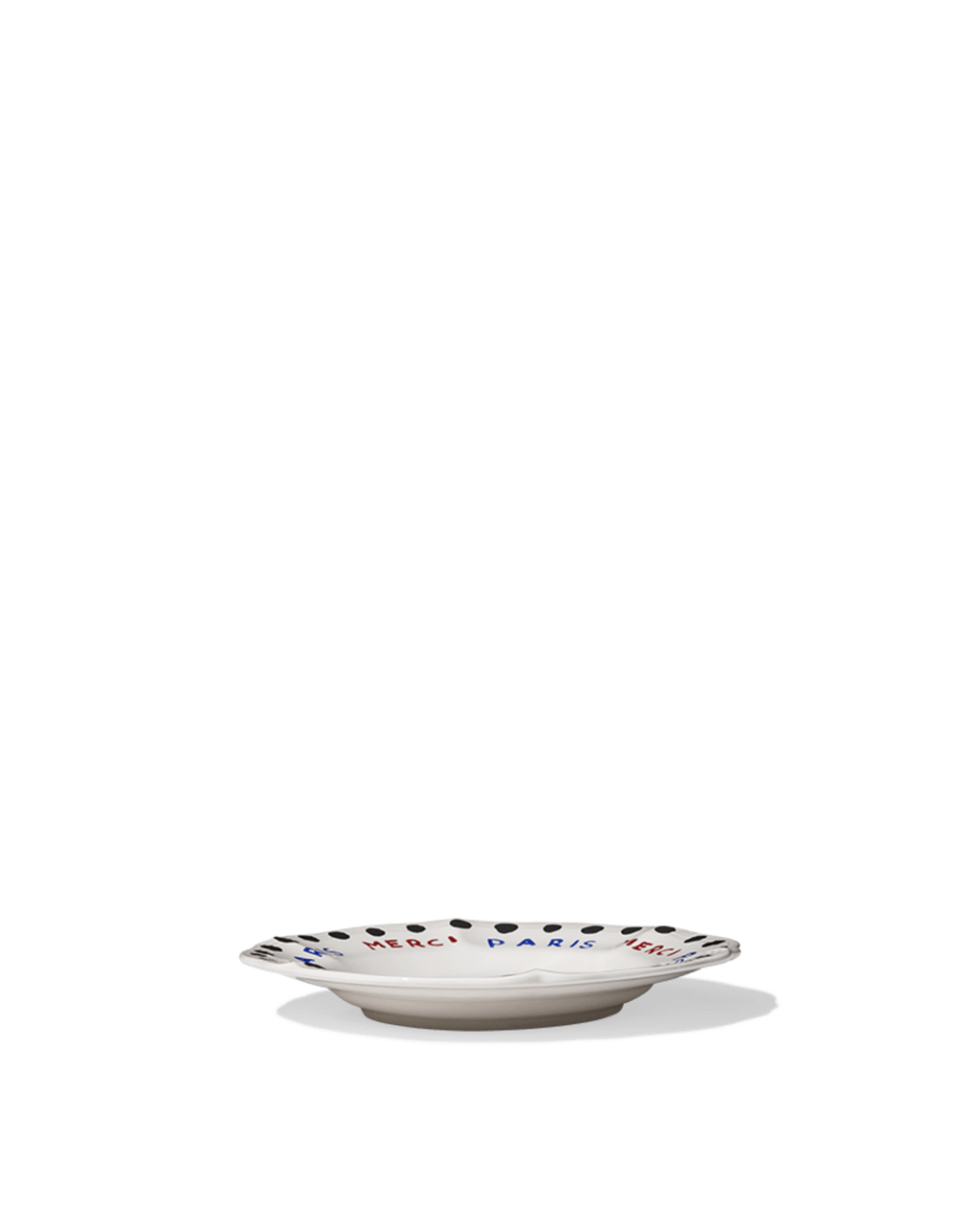 Merci - Assiette Plate En Faïence